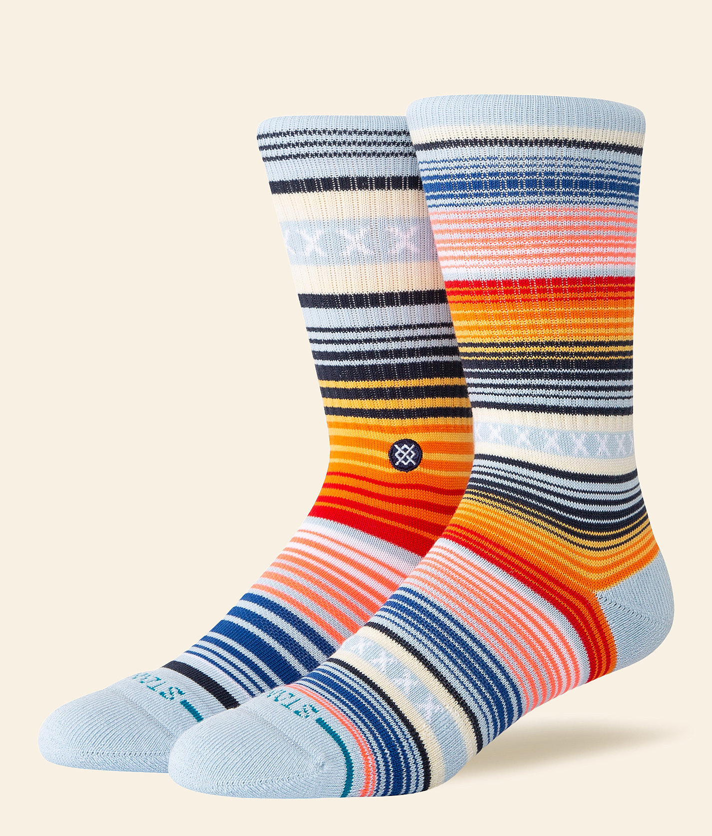 Stance Curren St Socks - Men's Socks in Ice Blue
