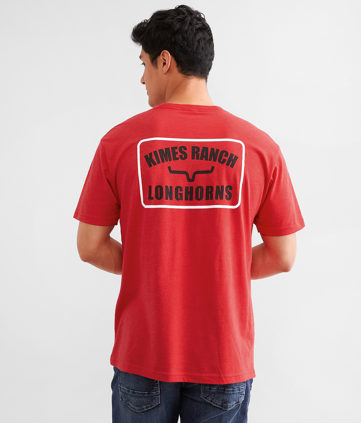 Kimes Ranch Longhorns T-Shirt - Men's T-Shirts in Red