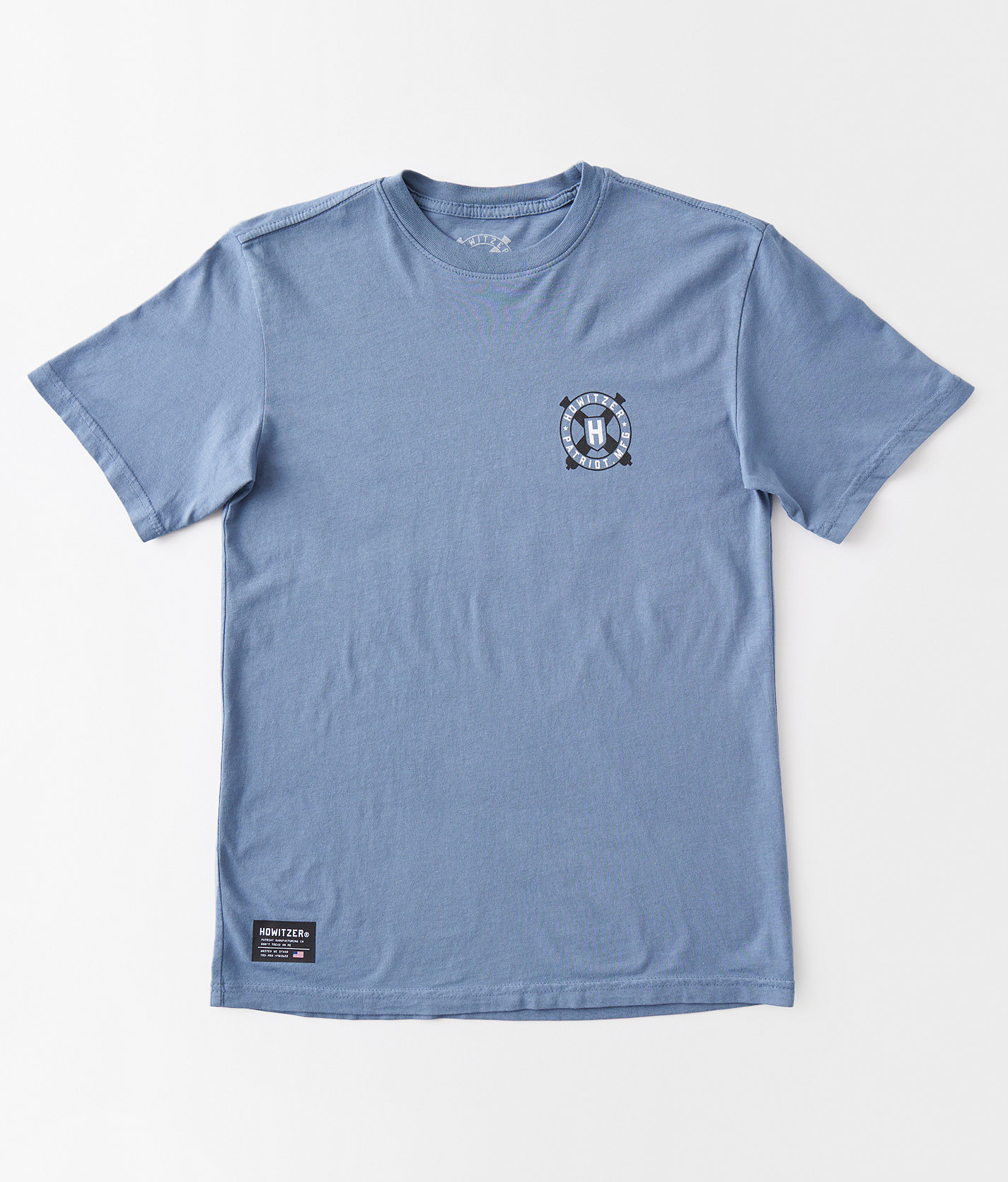 Boys - Howitzer God & Country T-Shirt - Boy's T-Shirts in Steel Blue