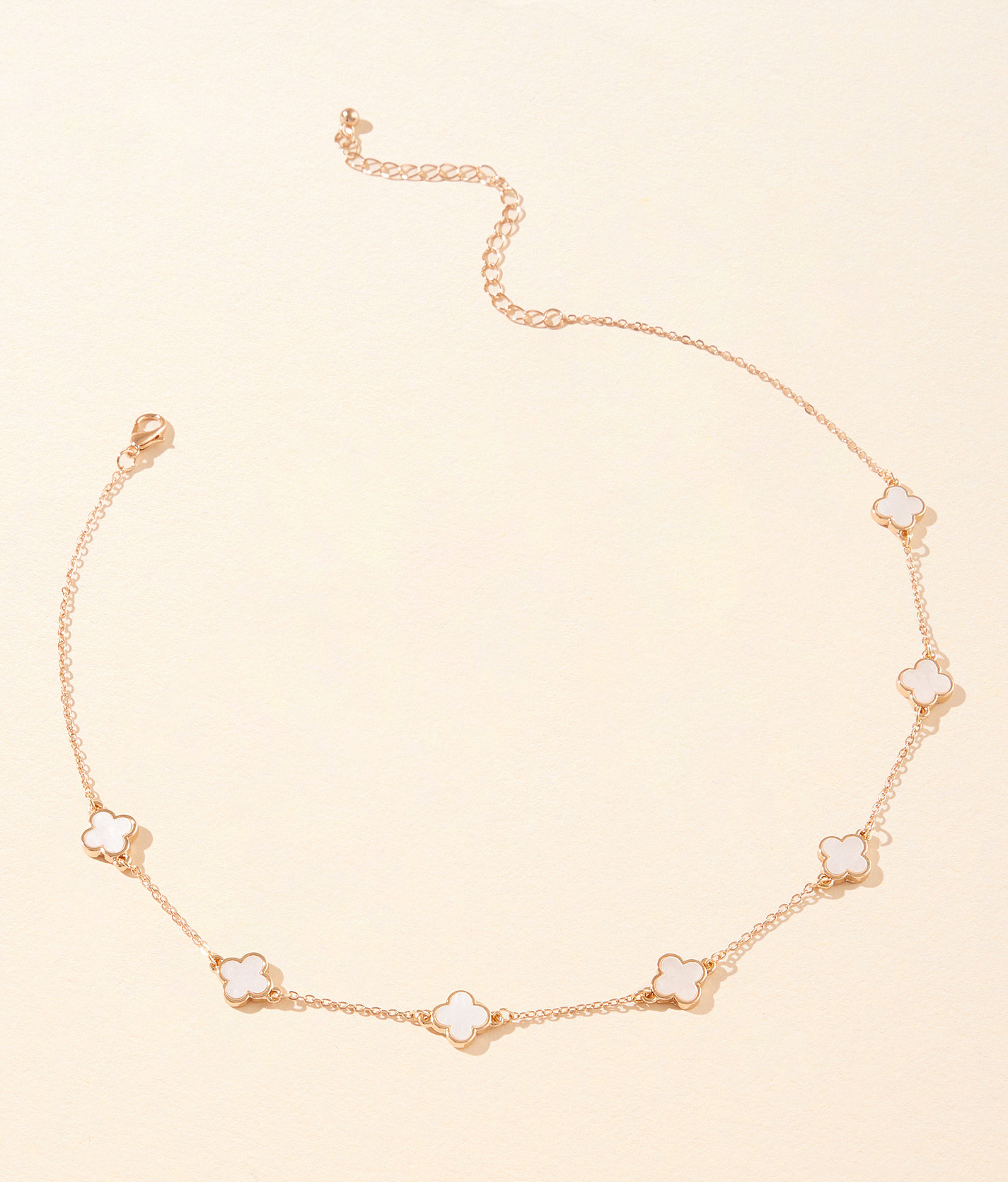 boutique by BKE Clover Necklace - Women's Jewelry in Gold