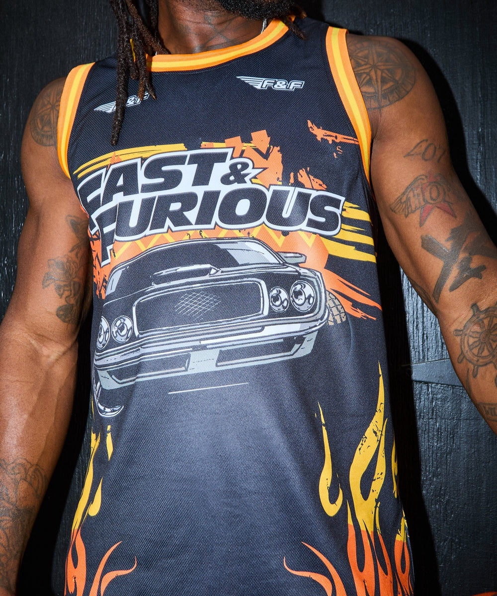 Fast & Furious Basketball Jersey - Black