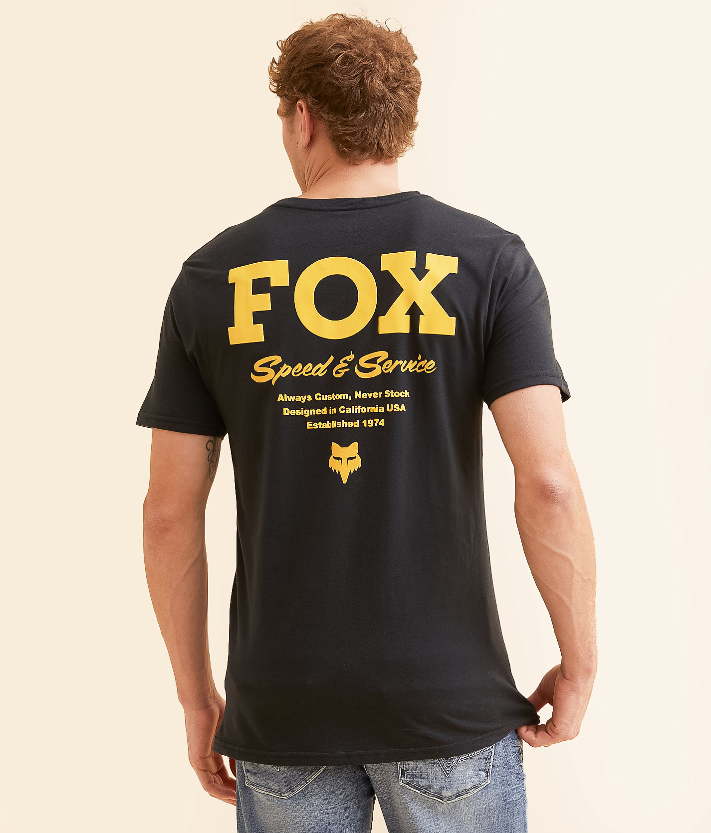 Fox Speed & Service T-Shirt - Men's T-Shirts in Black