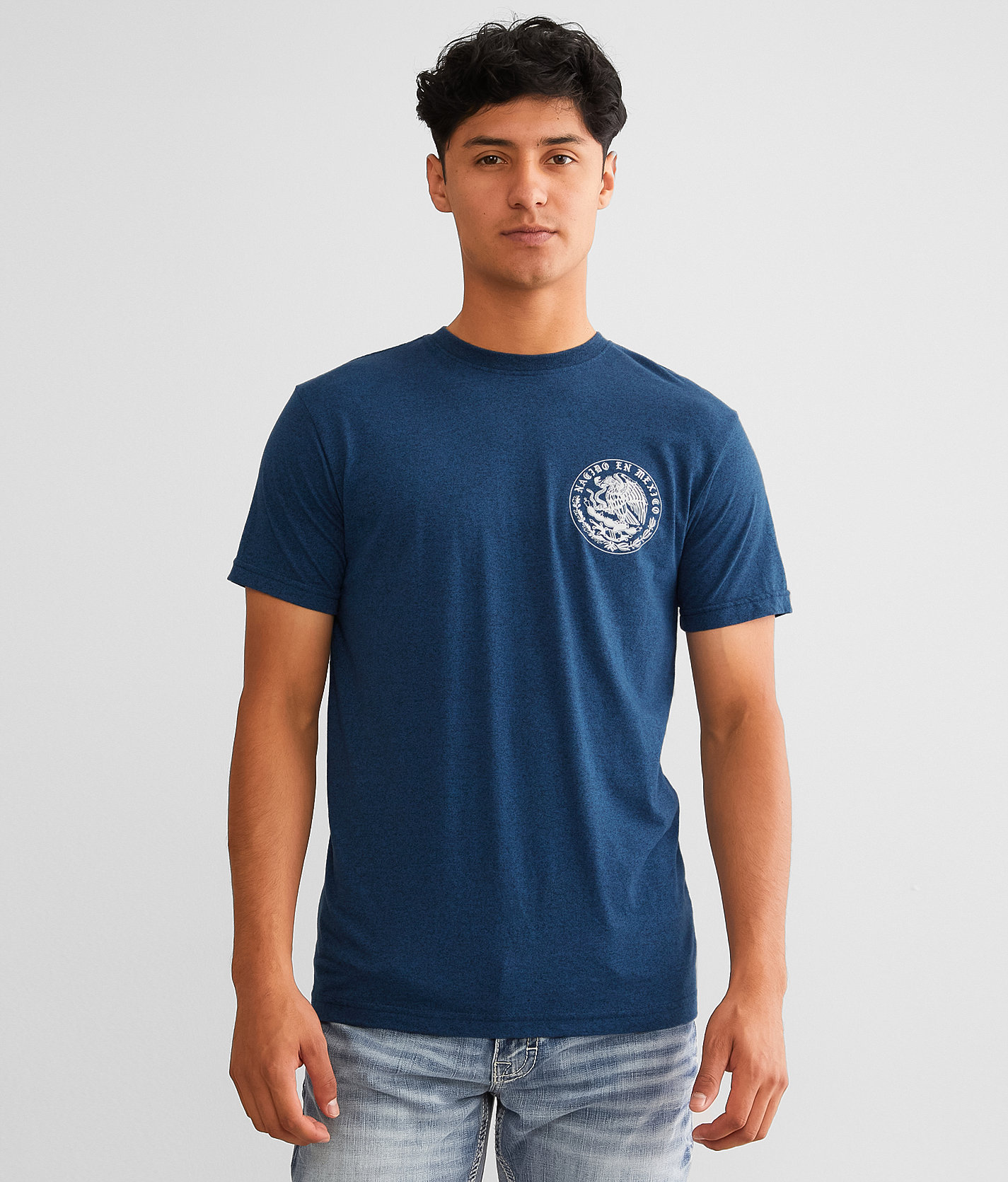 Freedom Ranch Viva Serape T-Shirt - Men's T-Shirts in Poseidon Blue Black