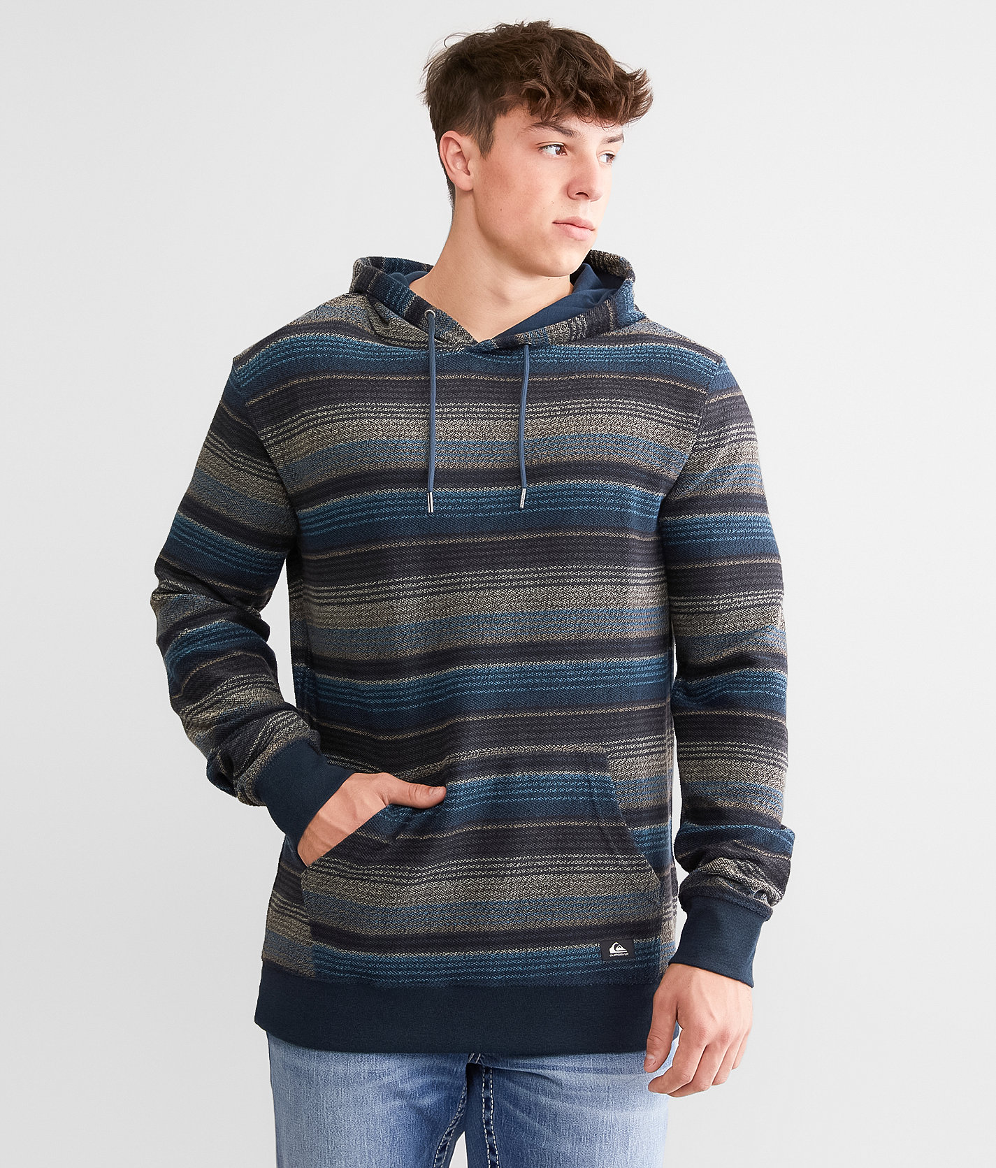 Quiksilver Great Otway Hoodie - Men's Sweatshirts in Midnight Navy