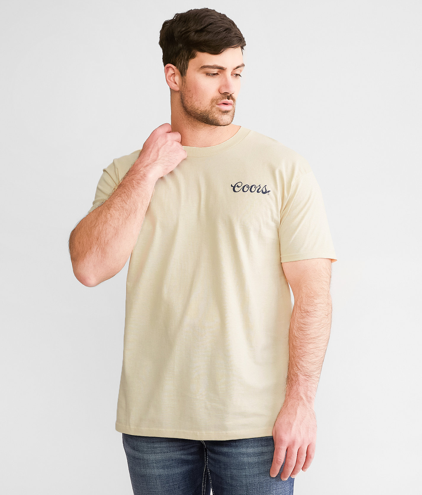 tee luv Coors® Golden Banquet T-Shirt - Men's T-Shirts in Cream