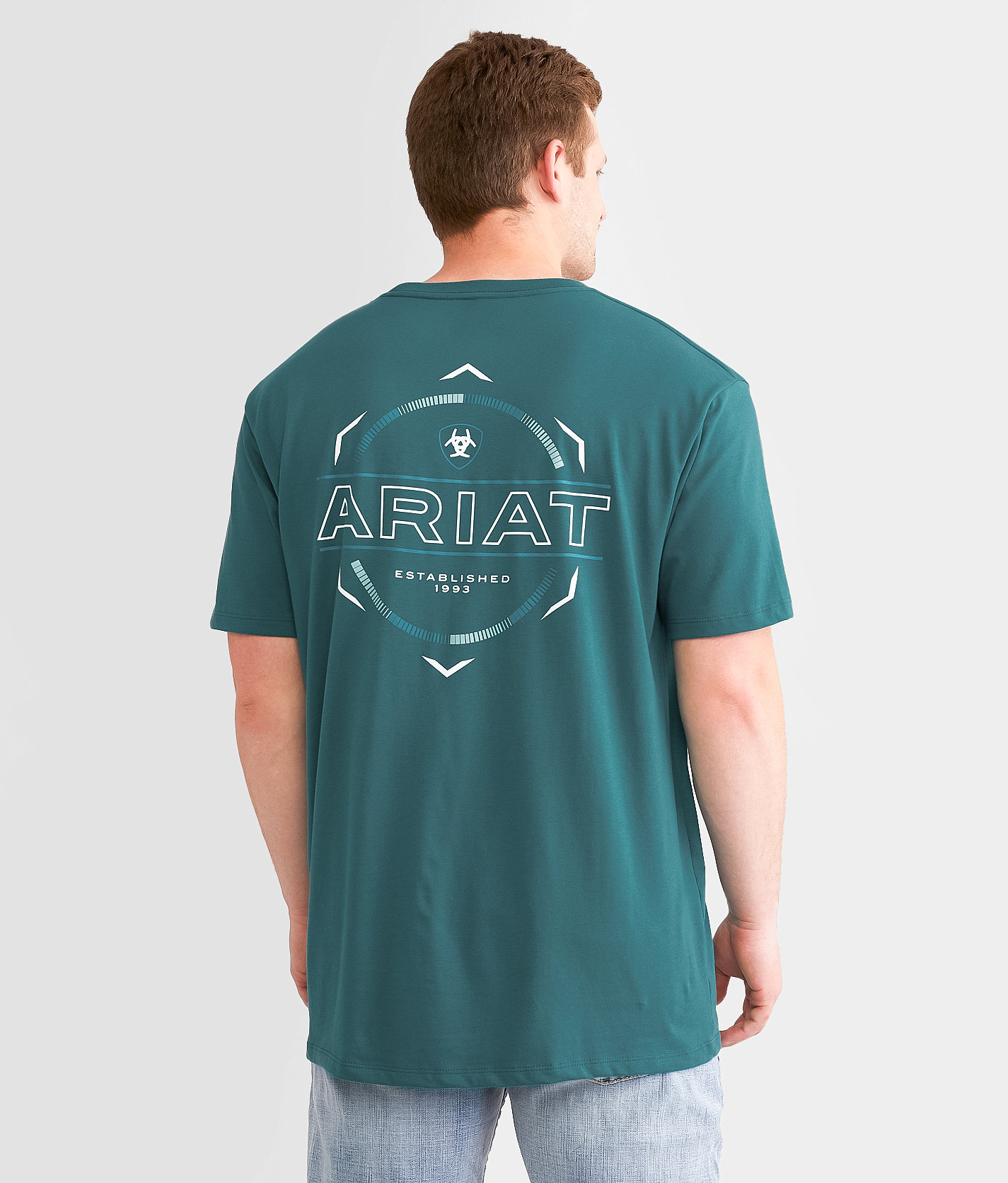 Ariat Timeless Simple Hex T-Shirt - Men's T-Shirts in Mediterranea