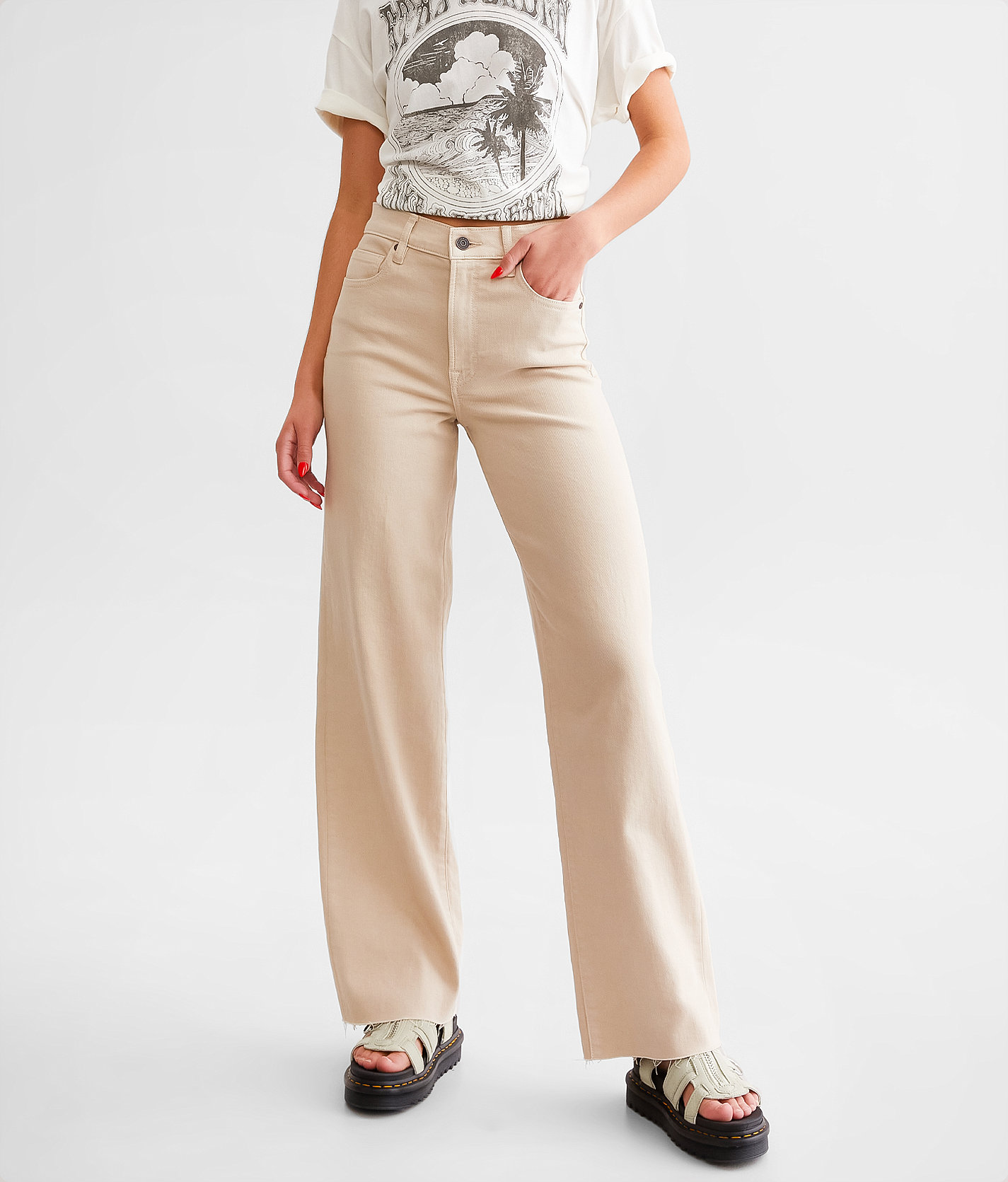 HIDDEN Logan Dad Pant - Women's Pants in Khaki