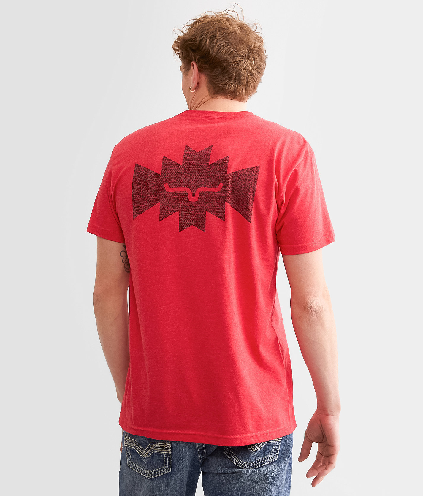 Kimes Ranch Etching T-Shirt - Men's T-Shirts in Red