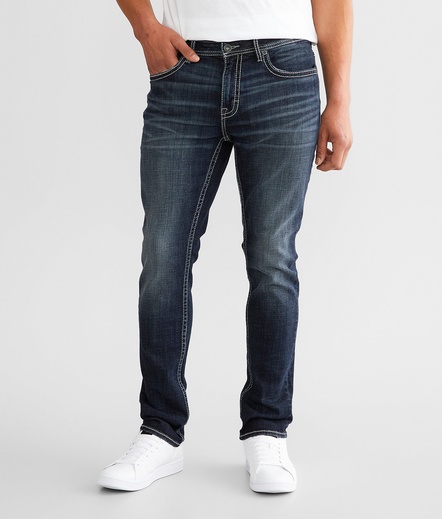 BKE Ethan Straight Stretch Jean - Men's Jeans in Beacon