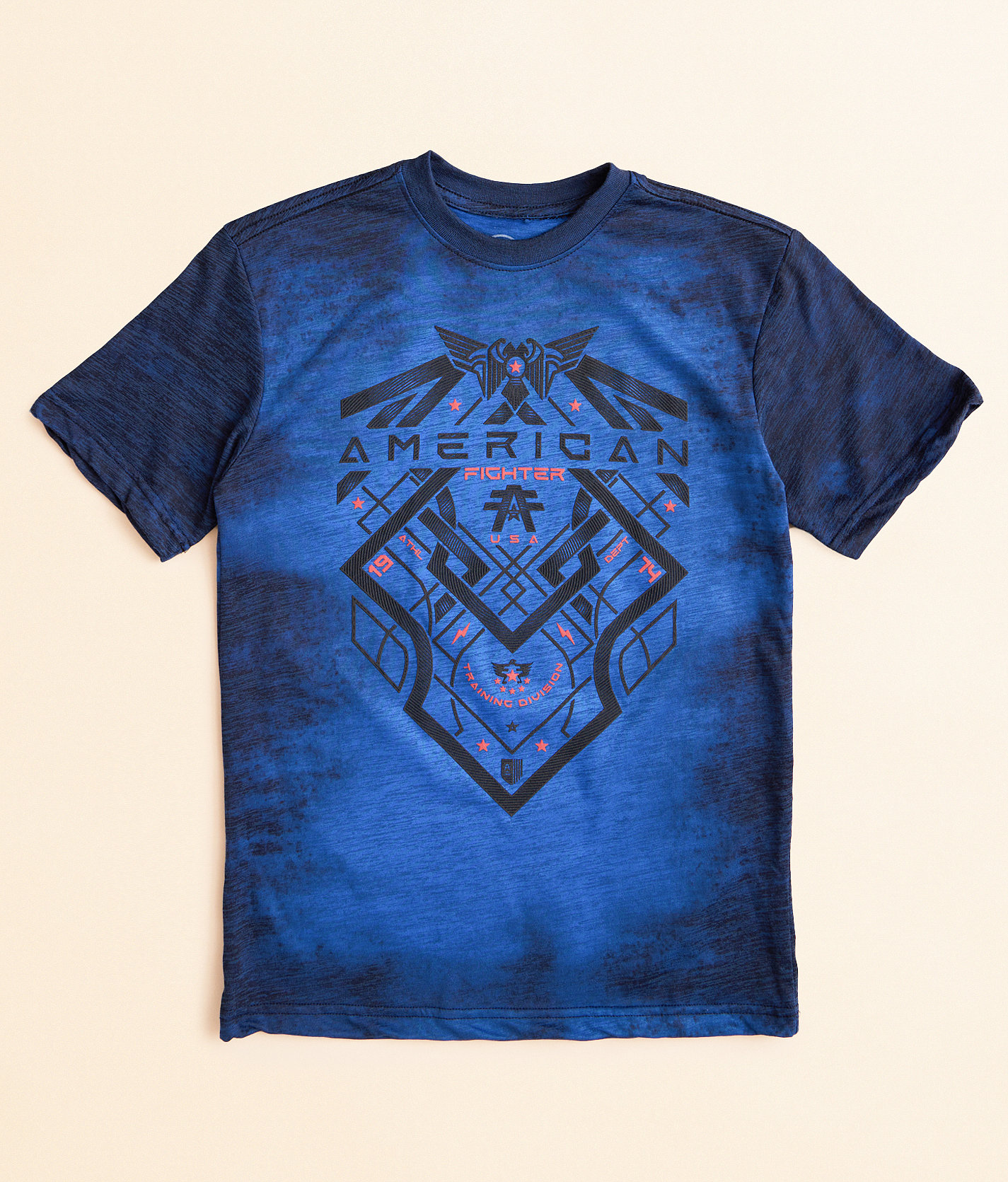 Boys - American Fighter Coalwood T-Shirt - Boy's T-Shirts in Palace Blue Limoges