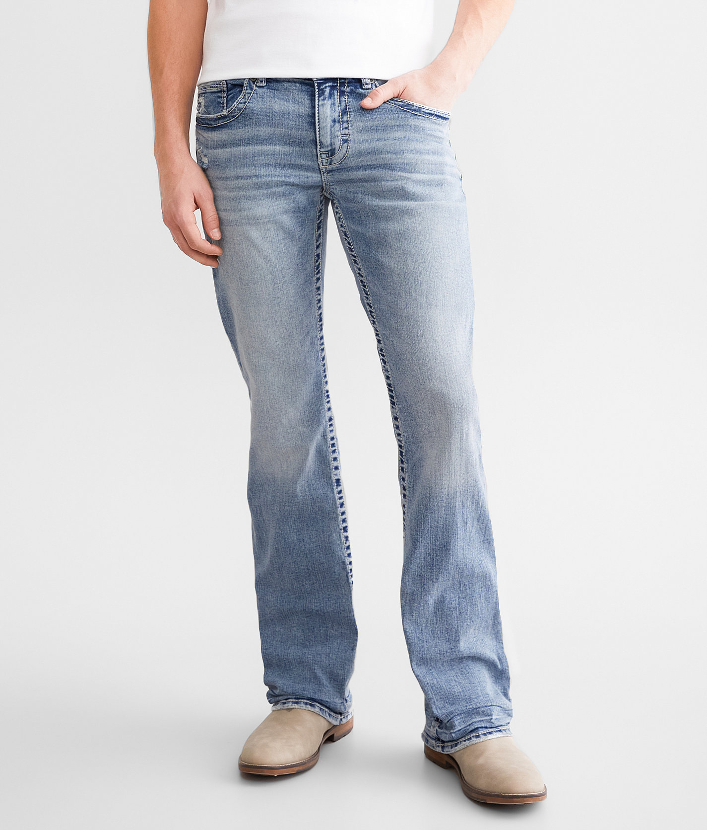 BKE Aiden Boot Stretch Jean - Men's Jeans in Beeg