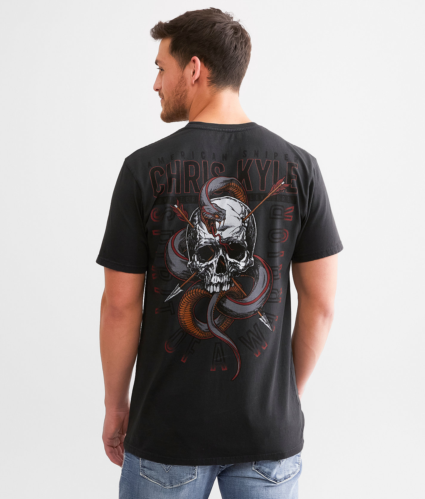 Howitzer Chris Kyle Insignia T-Shirt - Men's T-Shirts in Vintage Black