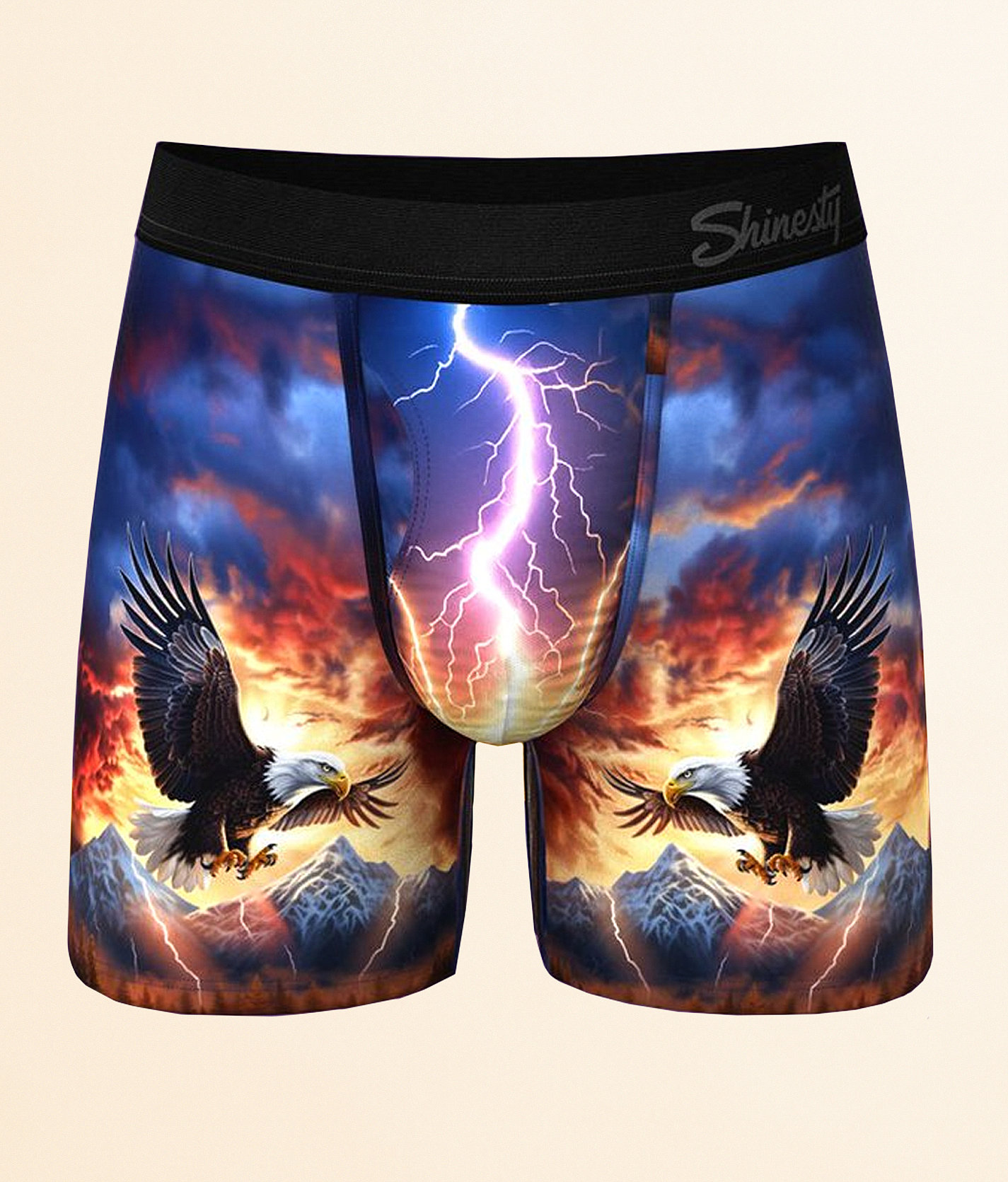 Shinesty® The Lightning Rod Stretch Boxer Briefs - Men's Boxer Briefs in Multi