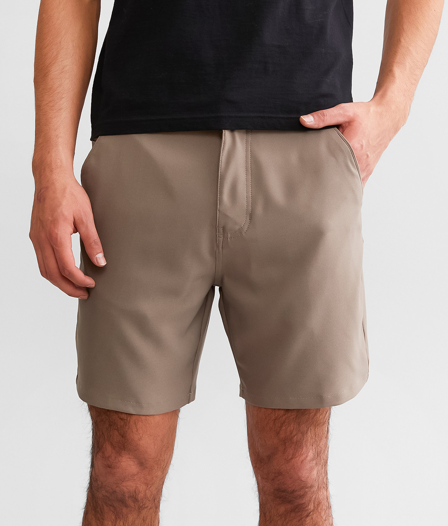 Maven Co-op Essential Performance Stretch Short - Men's Shorts in Mushroom