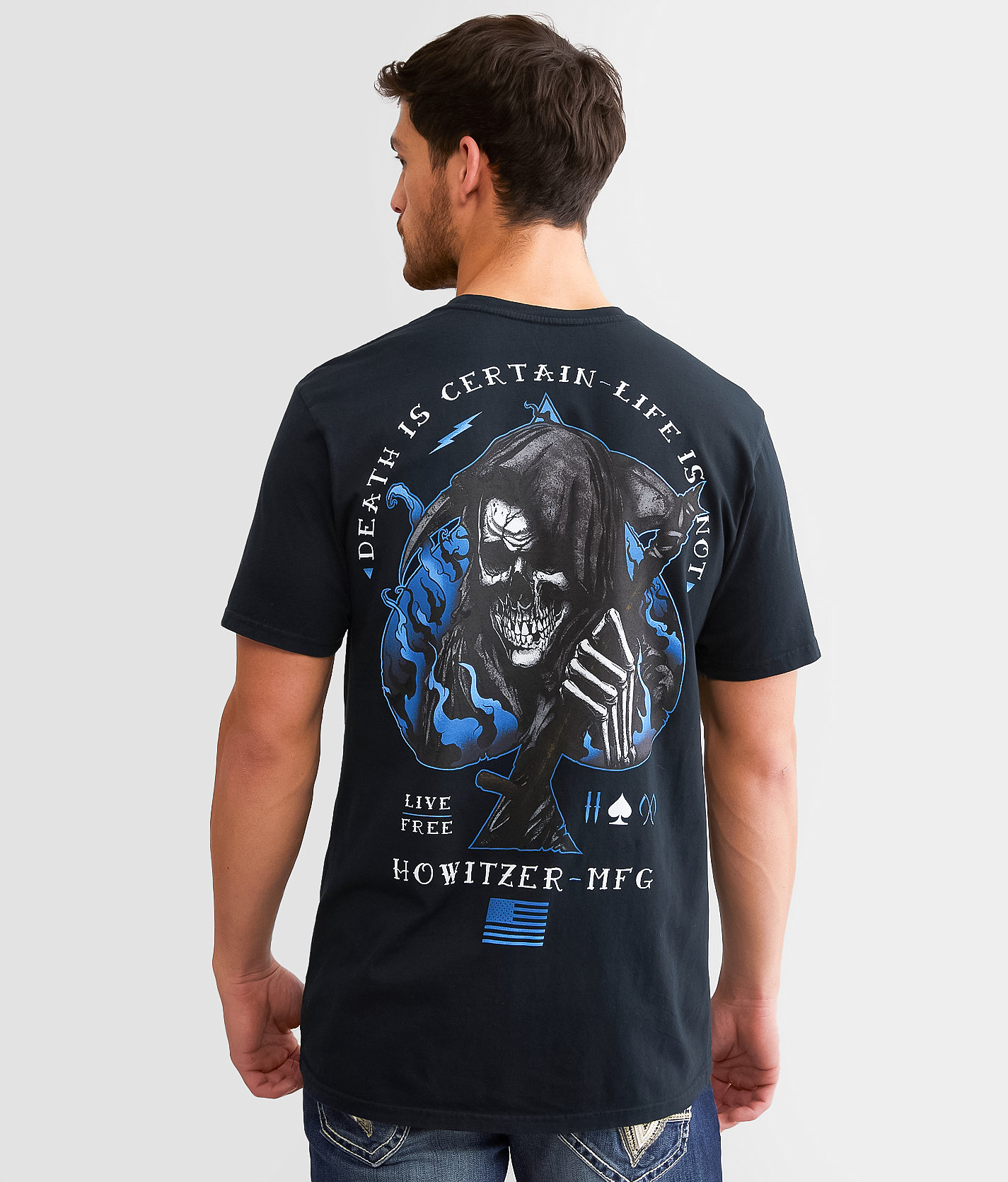Howitzer Death Is Certain T-Shirt - Men's T-Shirts in Obsidian