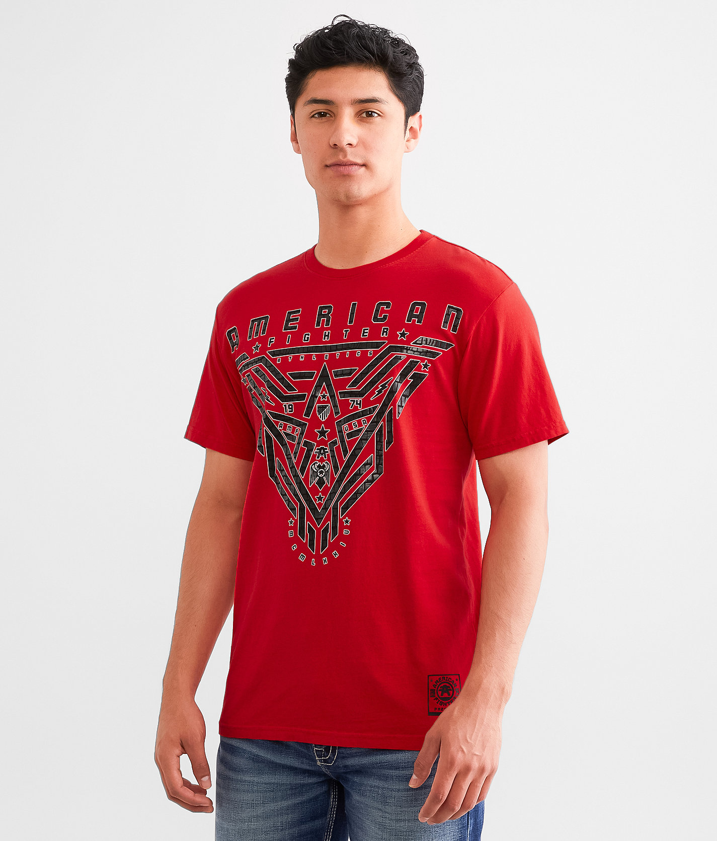 American Fighter Rowland T-Shirt - Men's T-Shirts in Red
