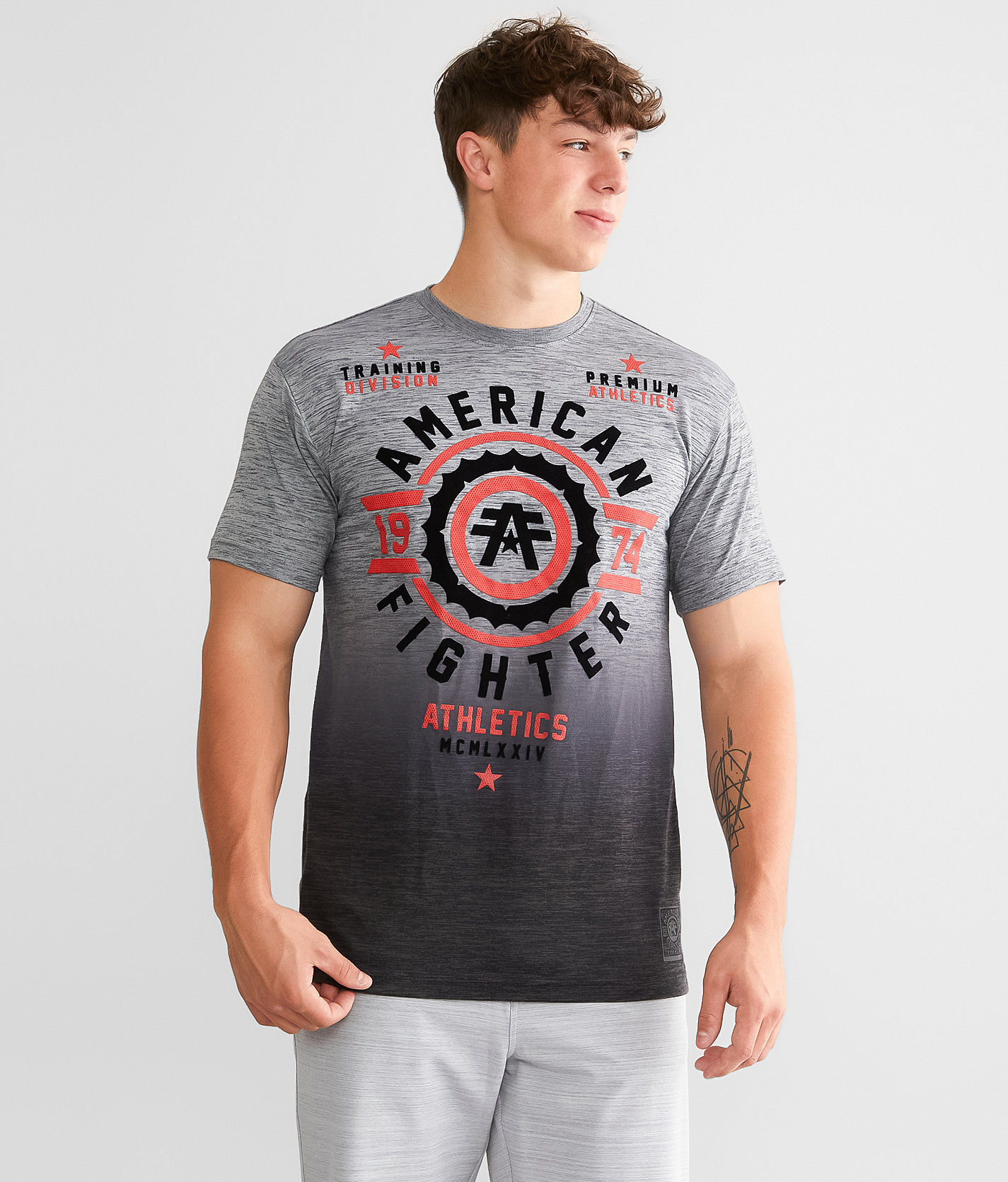American Fighter Fair Grove T-Shirt - Men's T-Shirts in Heather Grey