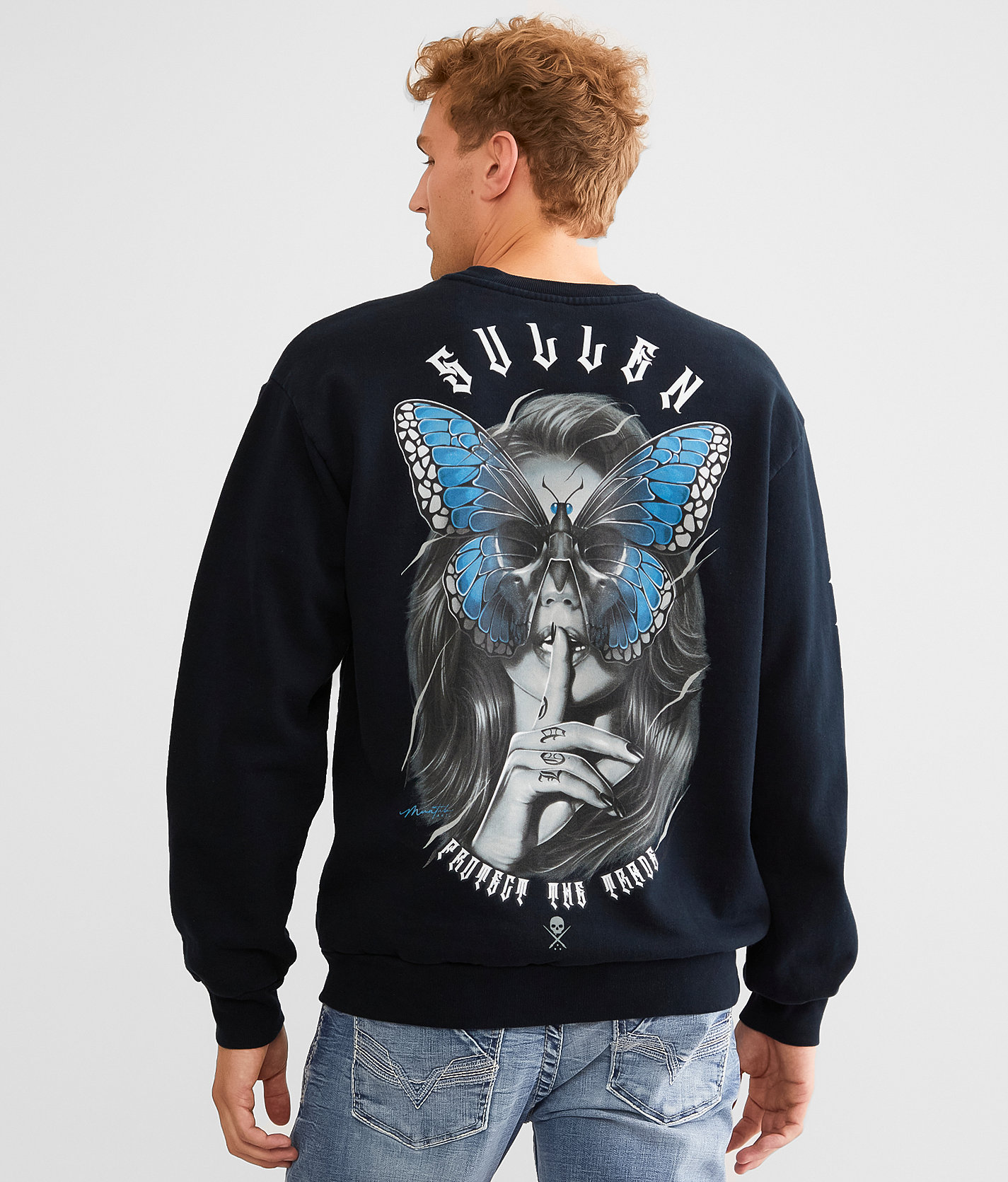Sullen Silence Pullover - Men's Sweatshirts in Obsidian