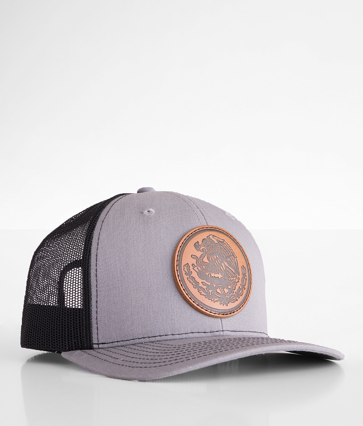 Zion Mexico Trucker Hat - Men's Hats in Heather Grey Black
