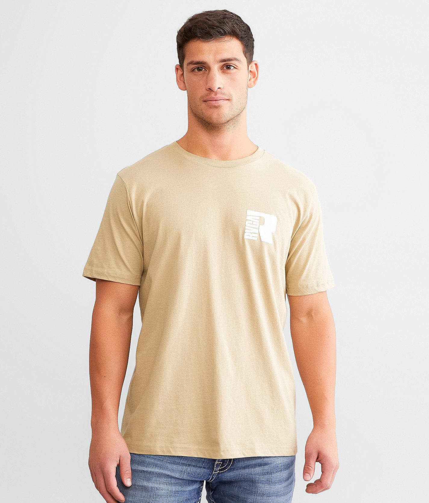 RVCA Servo T-Shirt - Men's T-Shirts in Khaki