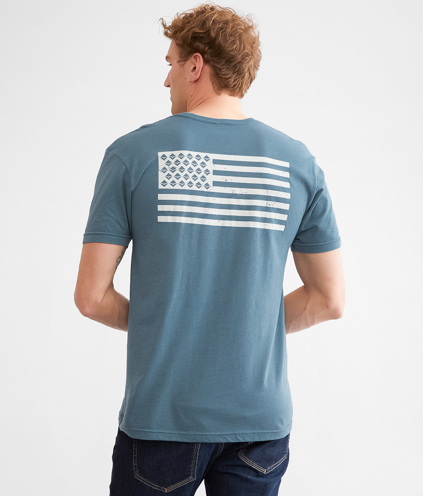 Kimes Ranch Allegiance T-Shirt - Men's T-Shirts in Indigo