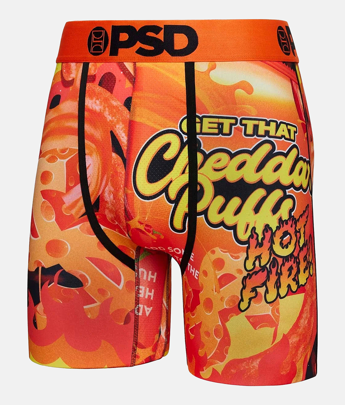 PSD Hot Cheddar Stretch Boxer Briefs - Men's Boxer Briefs in Red