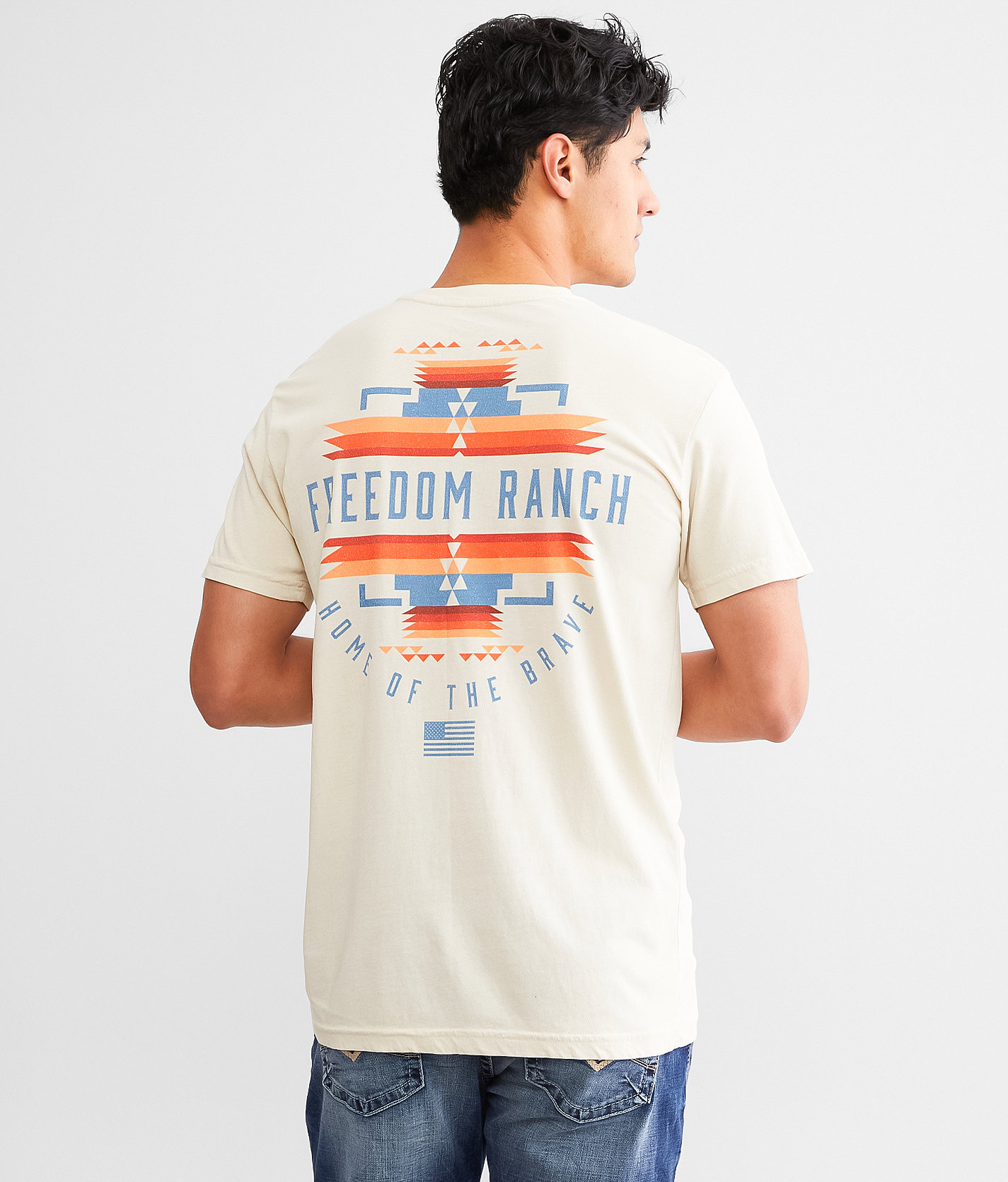 Freedom Ranch Sedona T-Shirt - Men's T-Shirts in Ivory