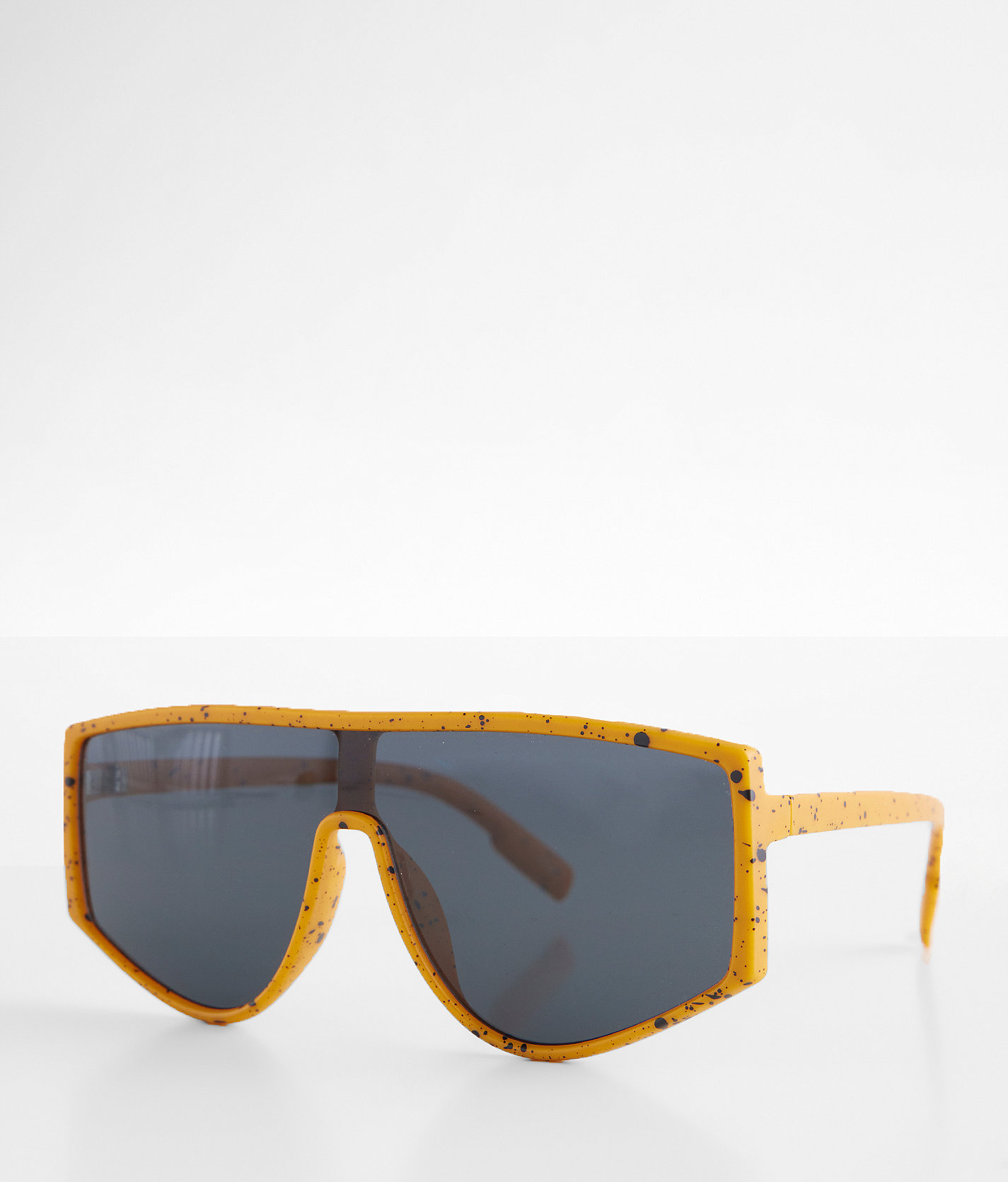 BKE Speckle Shield Sunglasses - Men's Sunglasses & Glasses in Orange