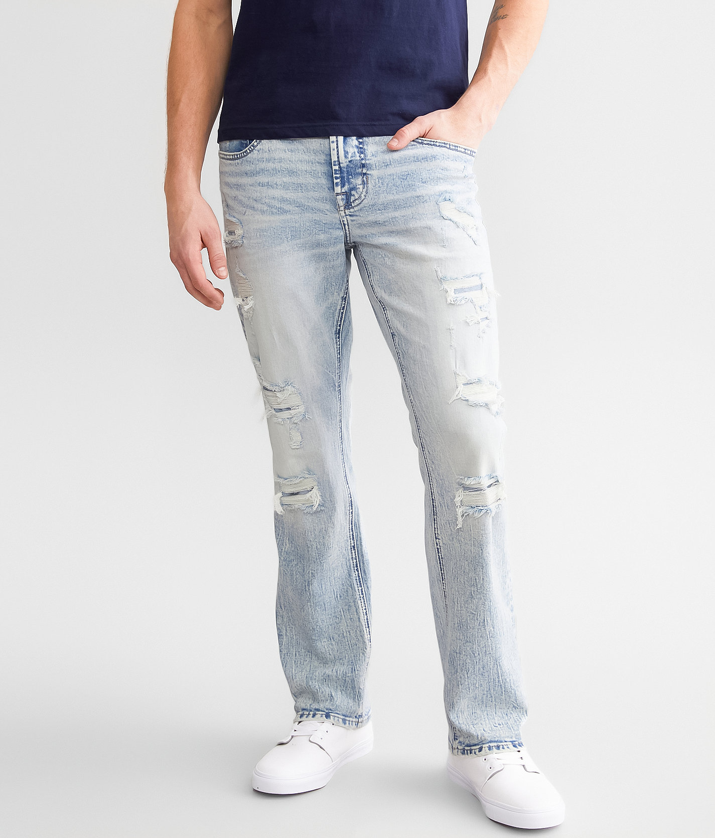 Departwest Seeker Straight Stretch Jean - Men's Jeans in Mocho