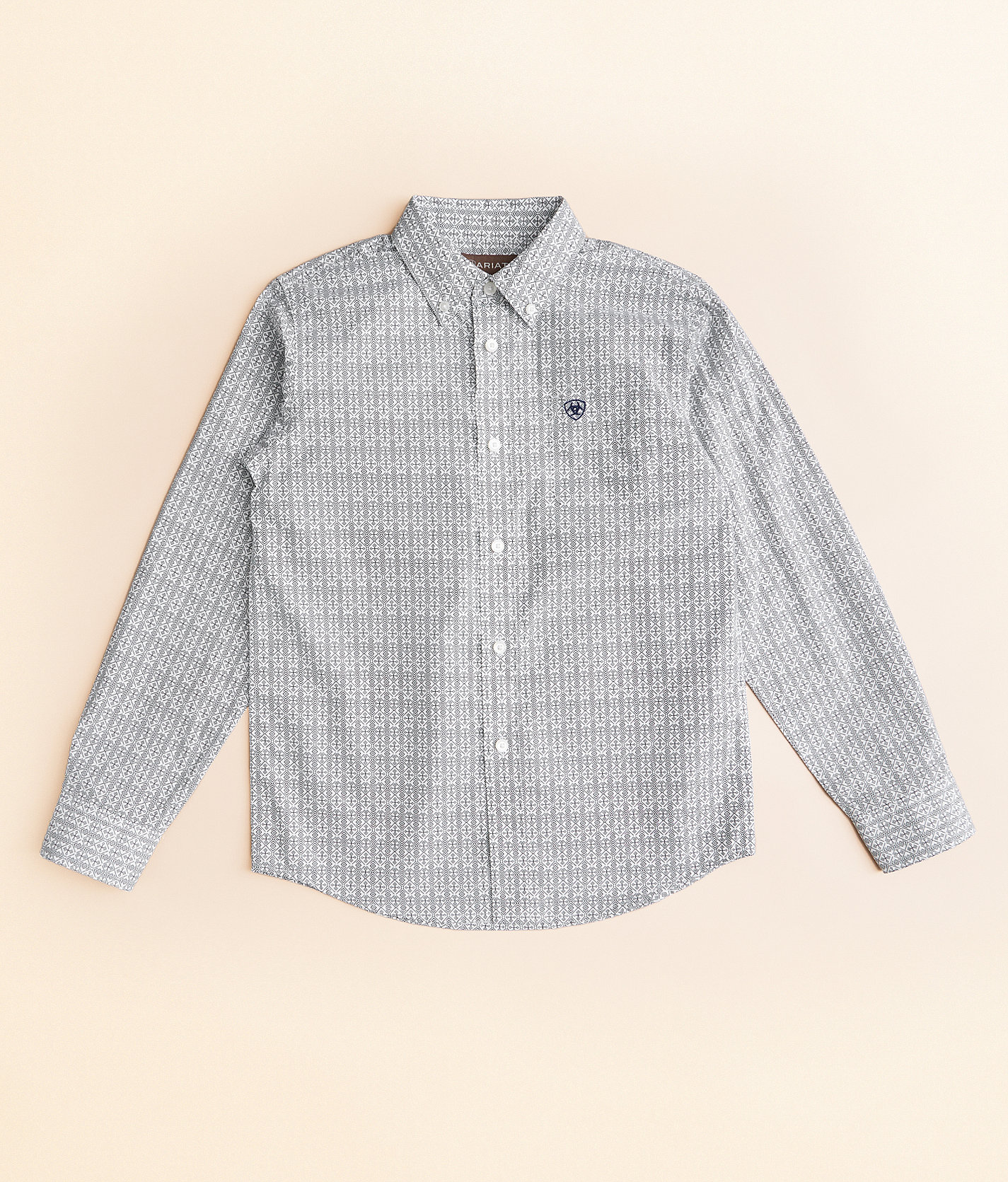 Boys - Ariat Reign Shirt - Boy's Shirts in White