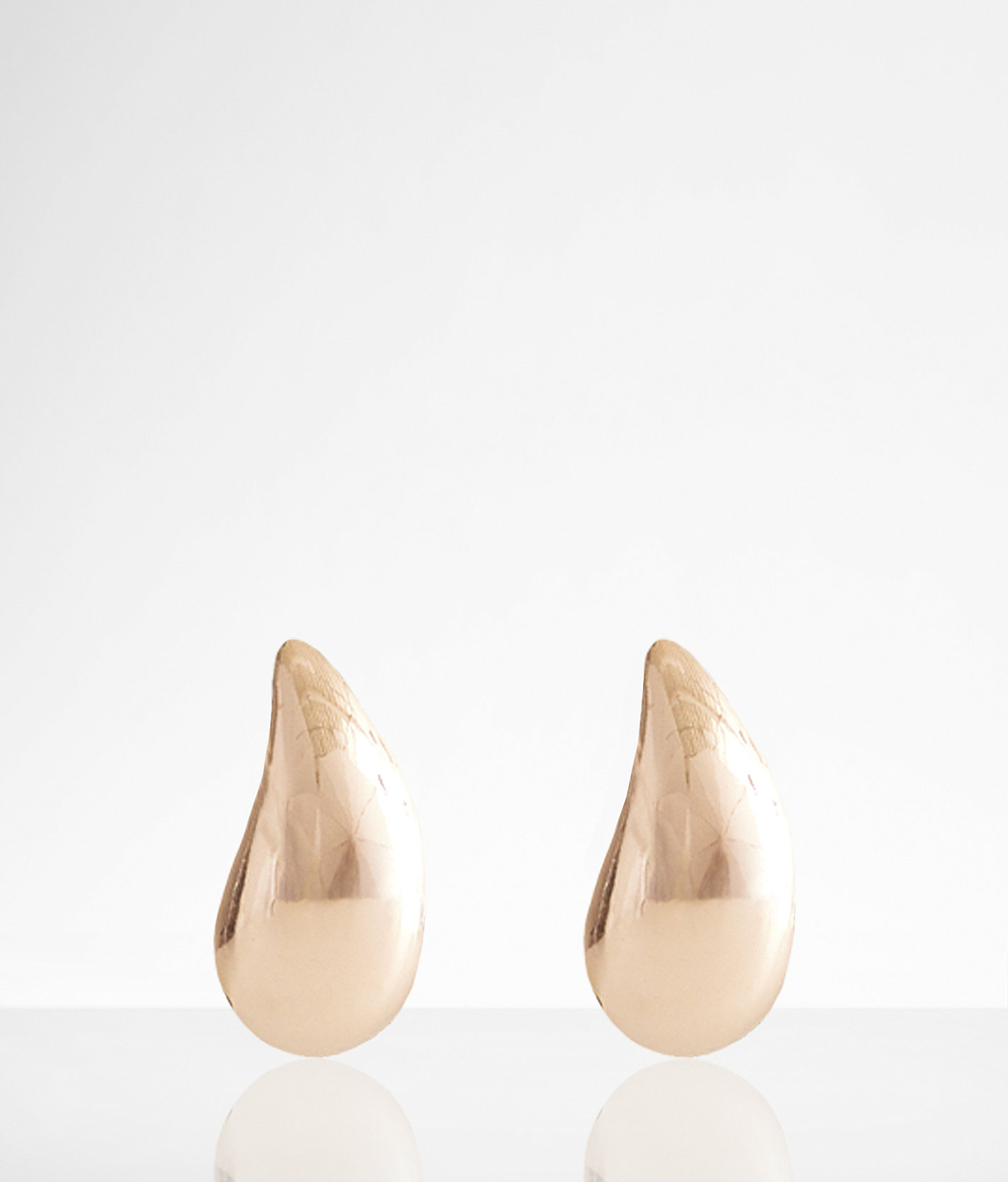 boutique by BKE Oversized Teardrop Earring - Women's Jewelry in Gold