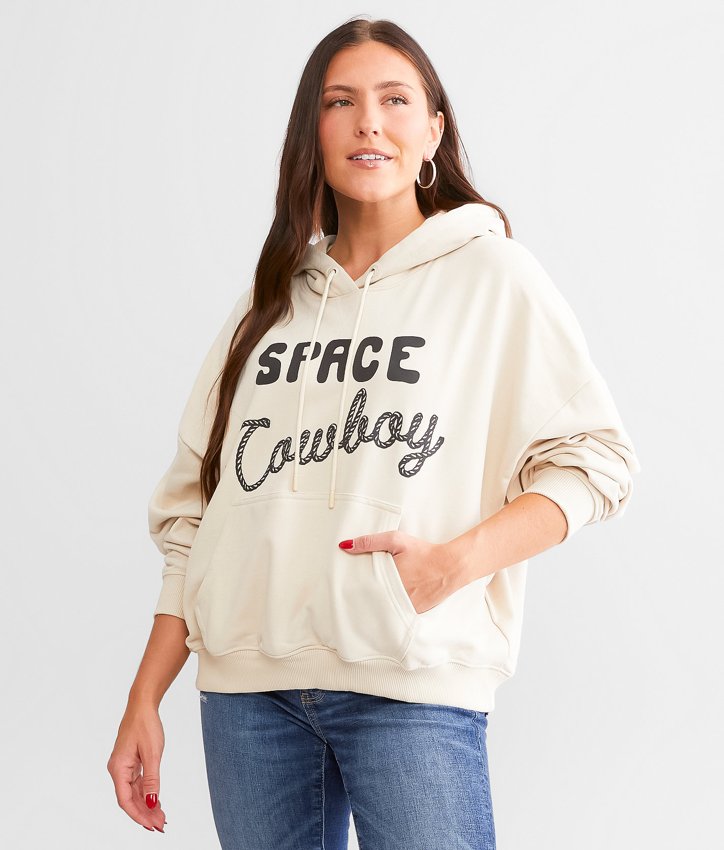 Wrangler® Space Cowboy Hoodie - Women's Sweatshirts in Rainy Day