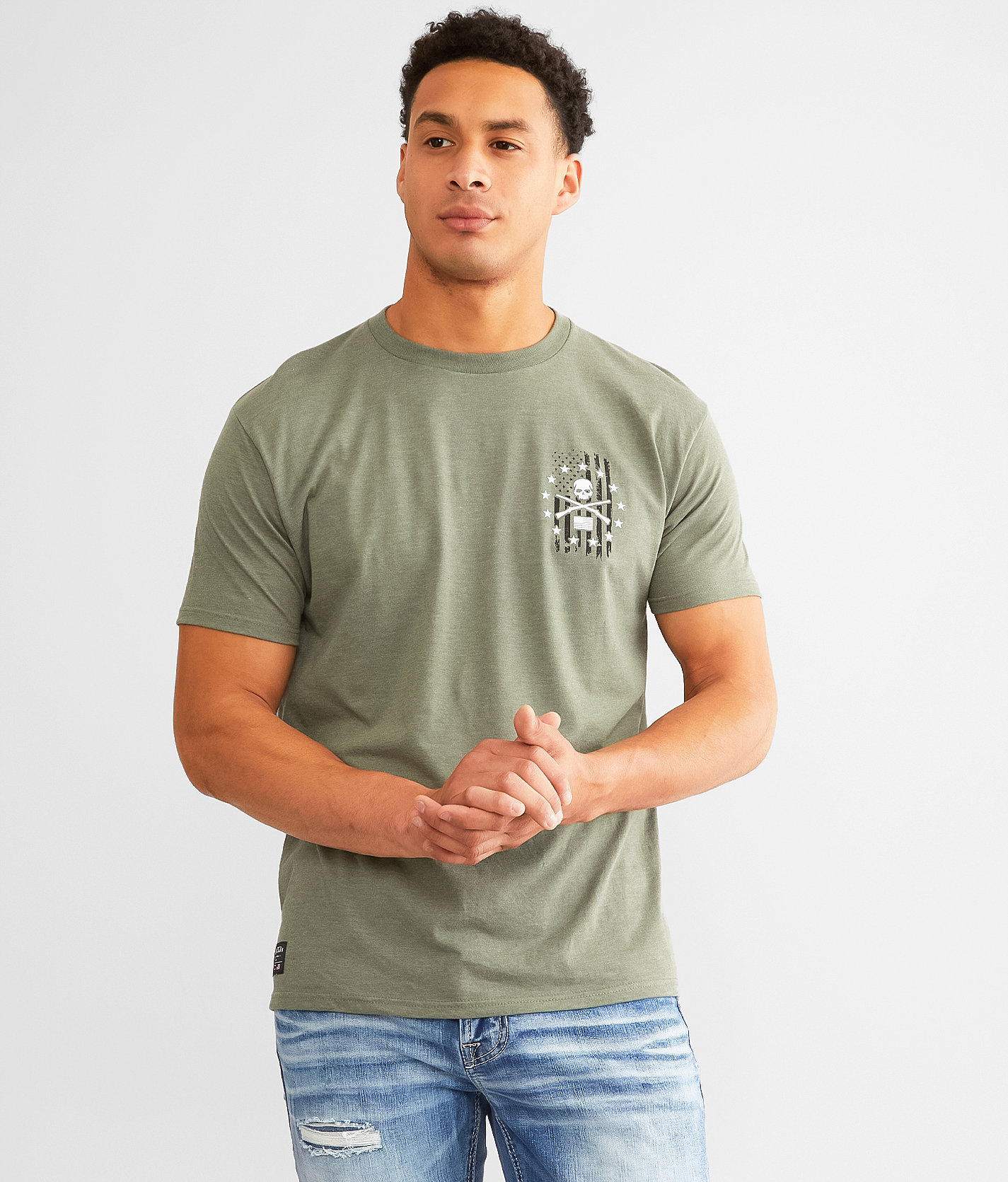 Howitzer They Shall Fight T-Shirt - Men's T-Shirts in Olive Heather