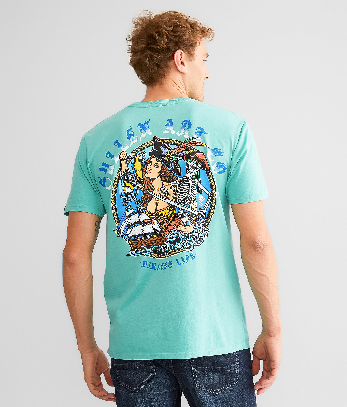 Sullen Pirate Pin Up T-Shirt - Men's T-Shirts in Florida Keys