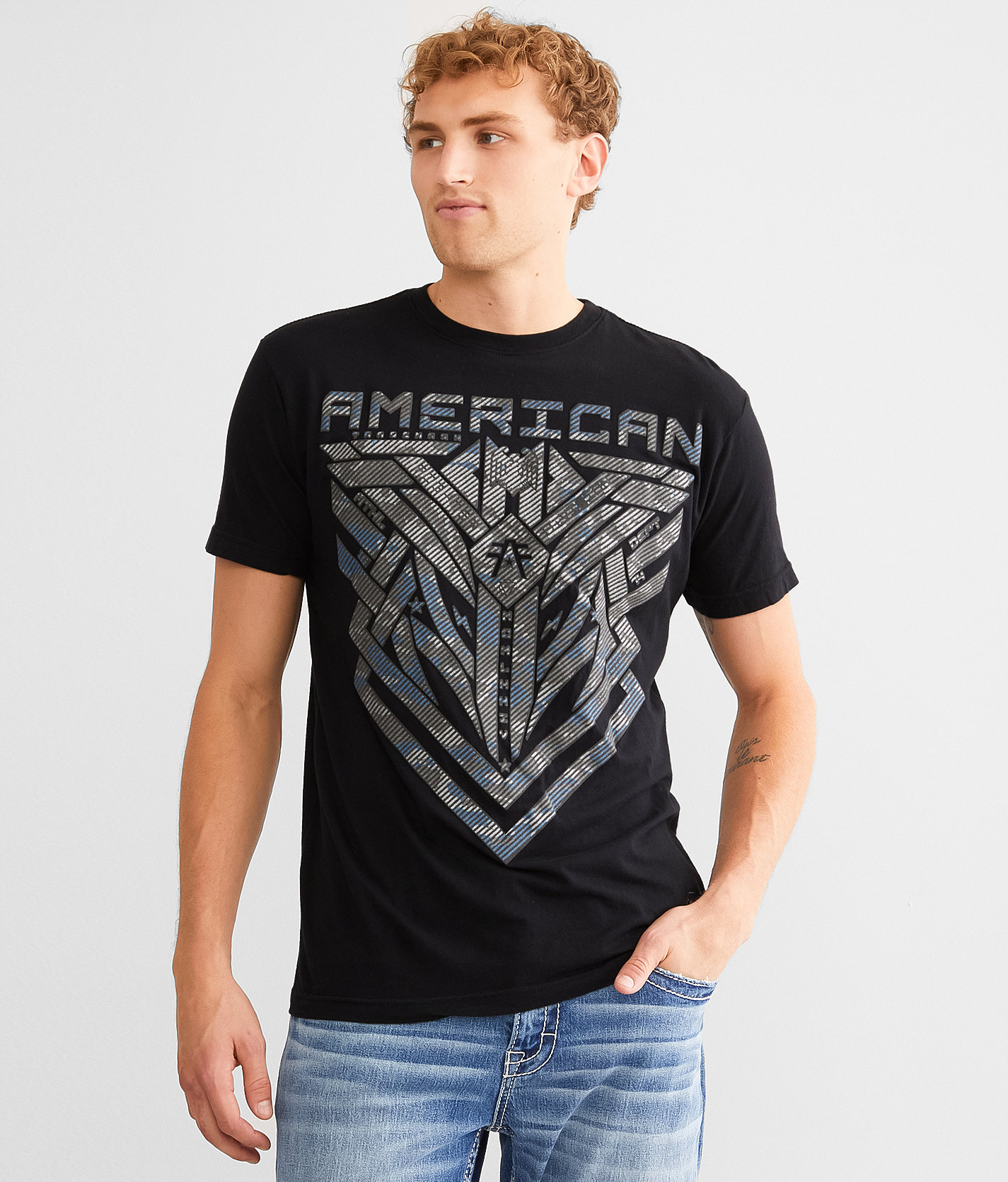 American Fighter Acra T-Shirt - Men's T-Shirts in Black