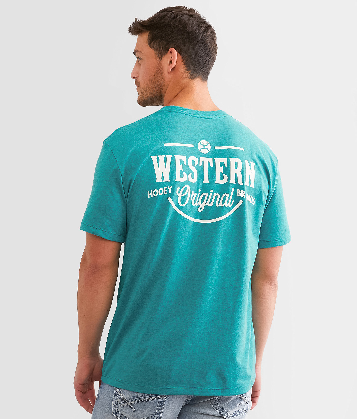 Hooey Western OG T-Shirt - Men's T-Shirts in Teal