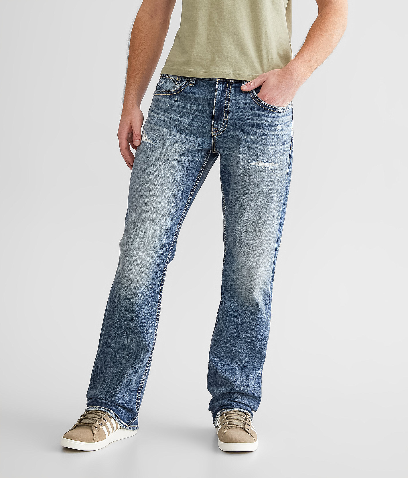 BKE Jake Boot Stretch Jean - Men's Jeans in Rein