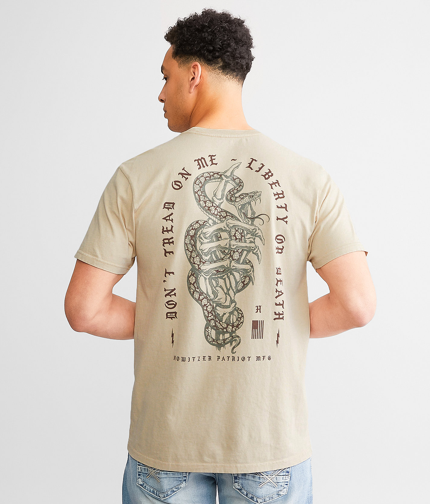 Howitzer Liberty Snake T-Shirt - Men's T-Shirts in Peyote
