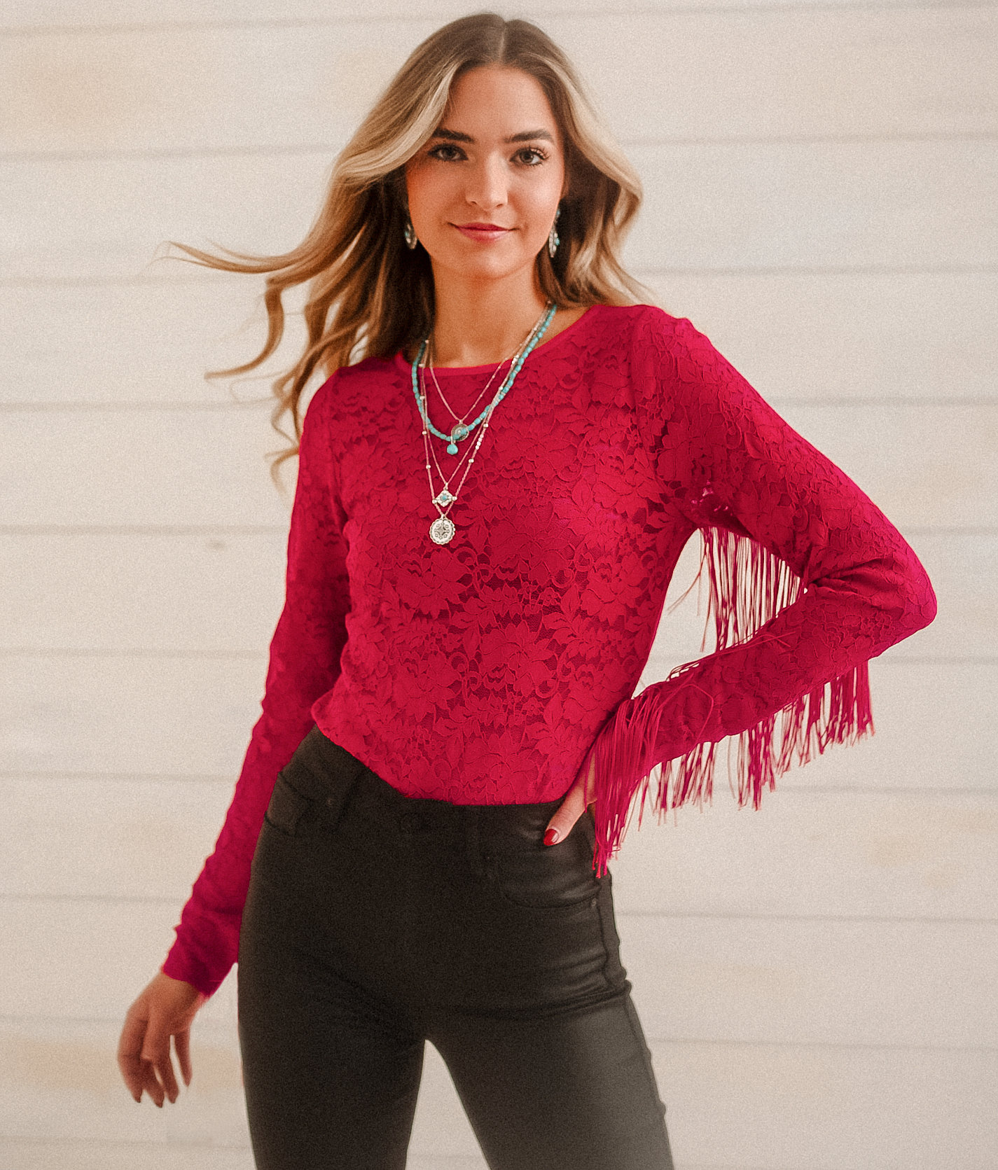 Sterling & Stitch Floral Lace Bodysuit - Women's Bodysuits in Jazzy