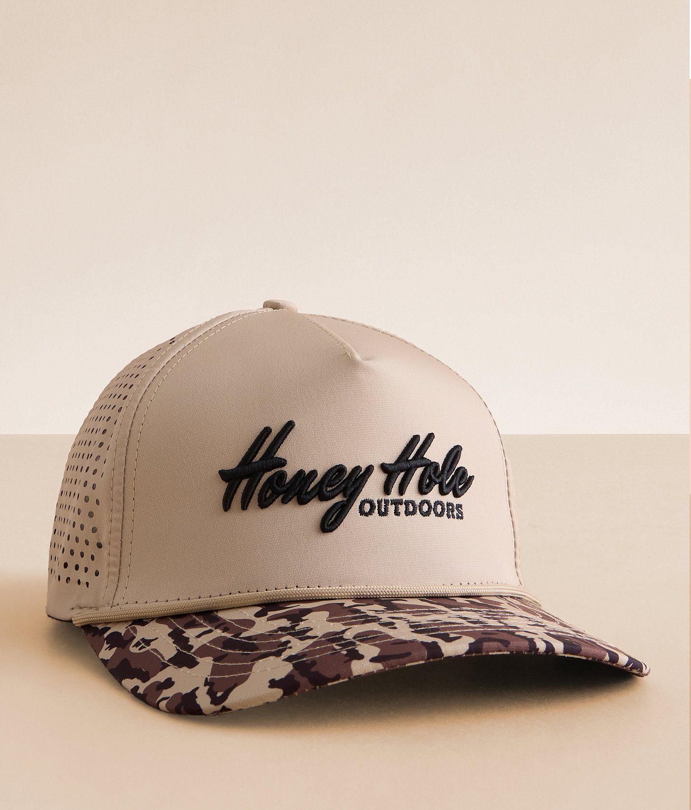 Honey Hole® Camo Performance Rope Hat - Men's Hats in Duck Boat Bill