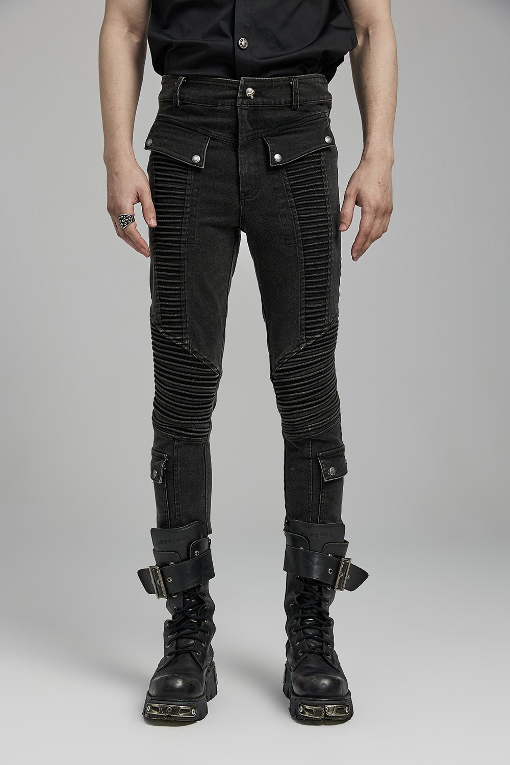 Death Army Military Goth Pants