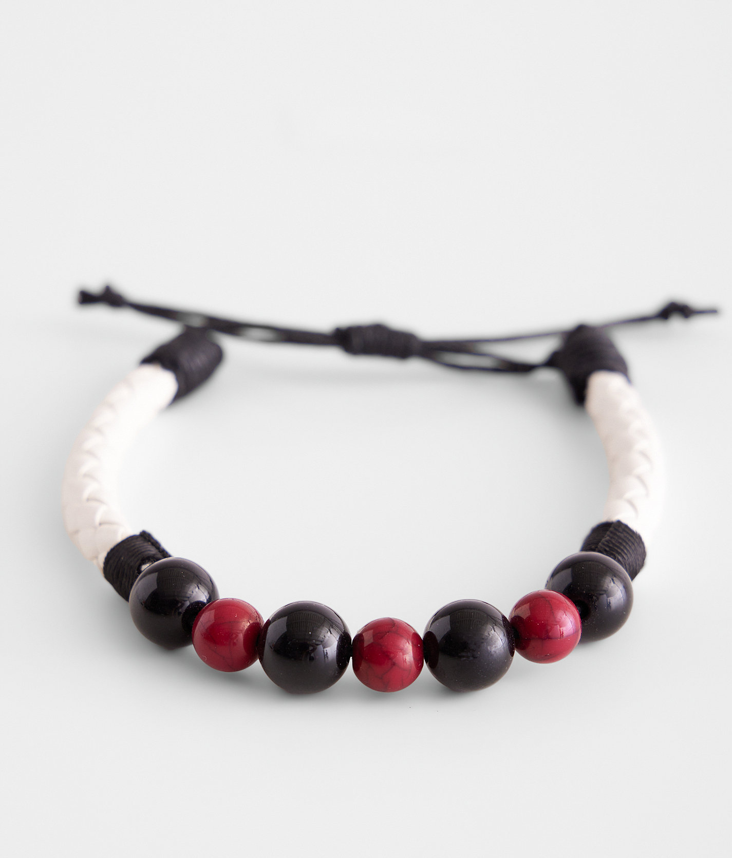 BKE Beaded Slider Bracelet - Men's Jewelry in White