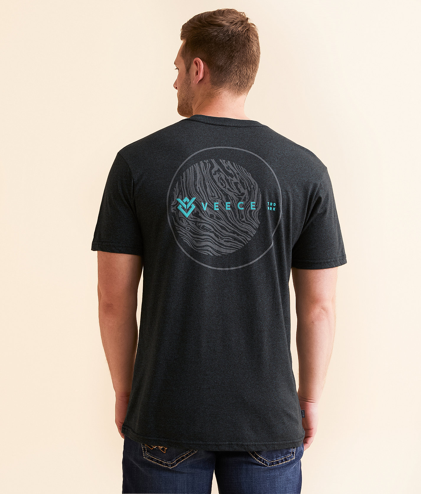Veece Eclipse T-Shirt - Men's T-Shirts in Silver Pine Black