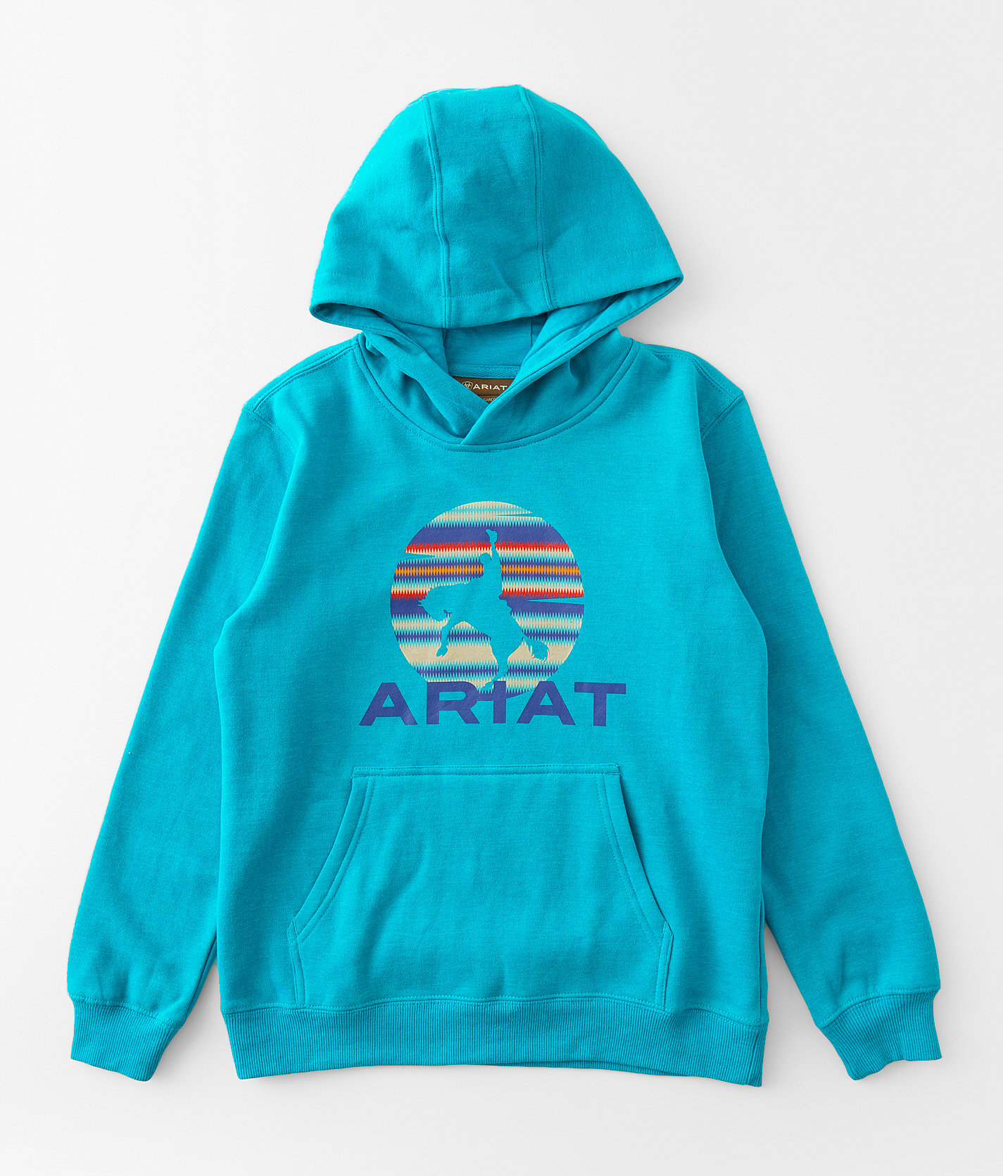 Boys - Ariat In Motion Hooded Sweatshirt - Boy's Sweatshirts in Tile Blue