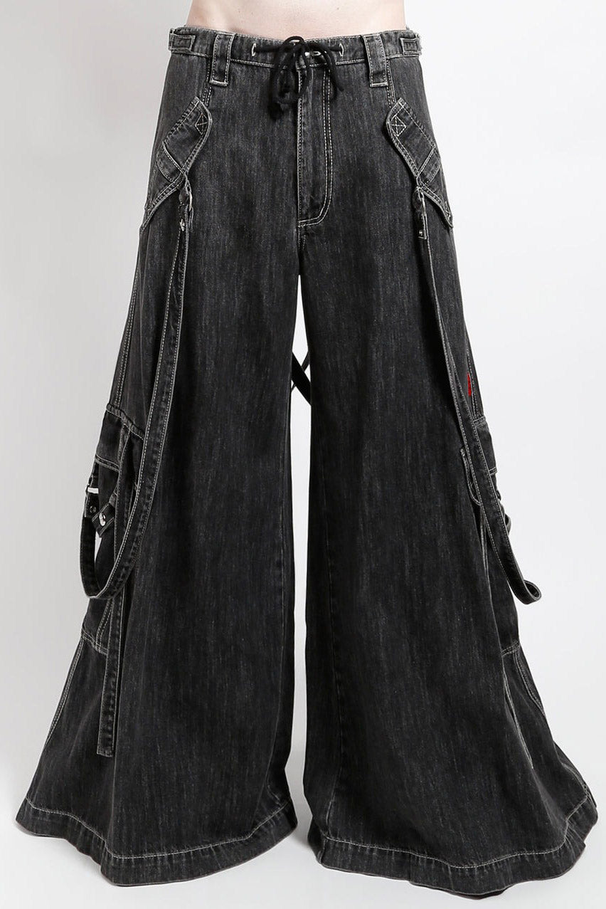Tripp NYC Gothic Raver Pants [BLACK DENIM]