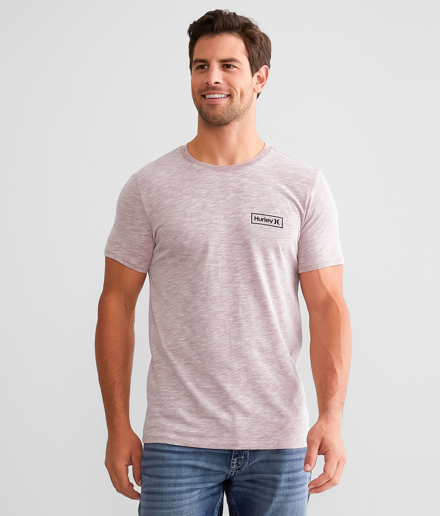 Hurley Grain T-Shirt - Men's T-Shirts in Roan Rouge
