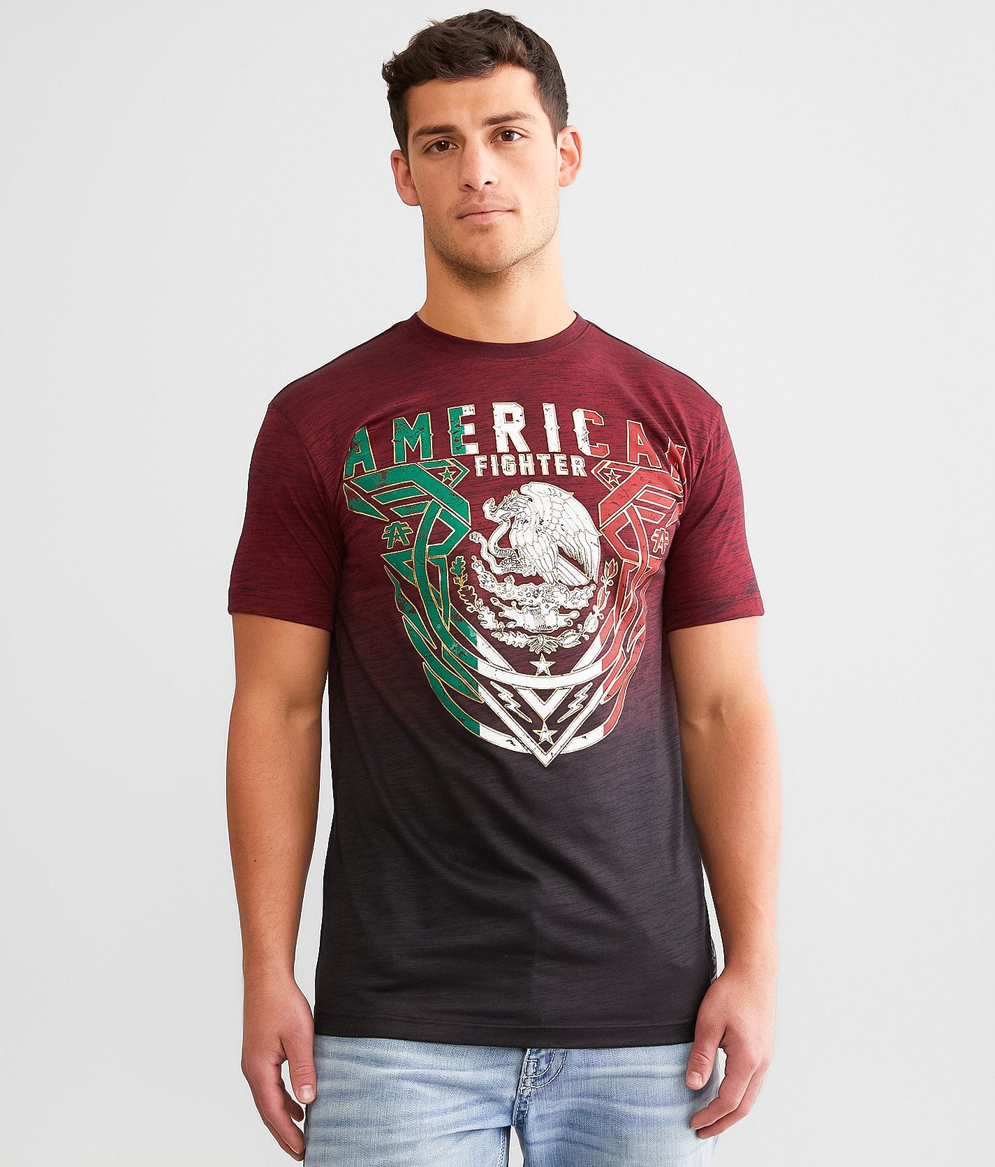 American Fighter San Gabriel T-Shirt - Men's T-Shirts in Cherry Black