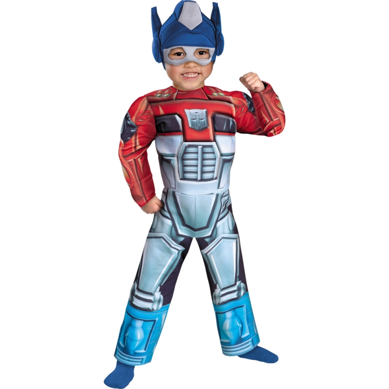 Boy's Optimus Prime Rescue Bot Toddler Muscle Costume