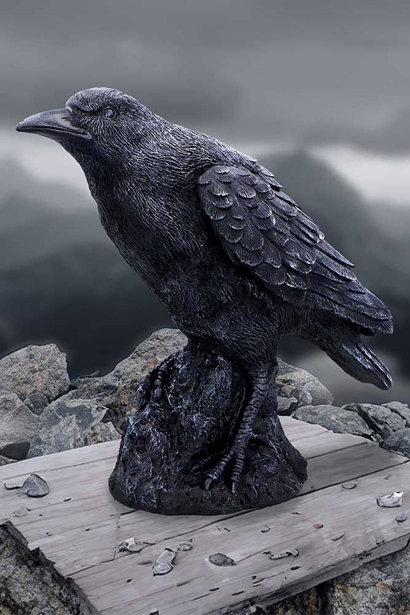 Raven Messenger Statue