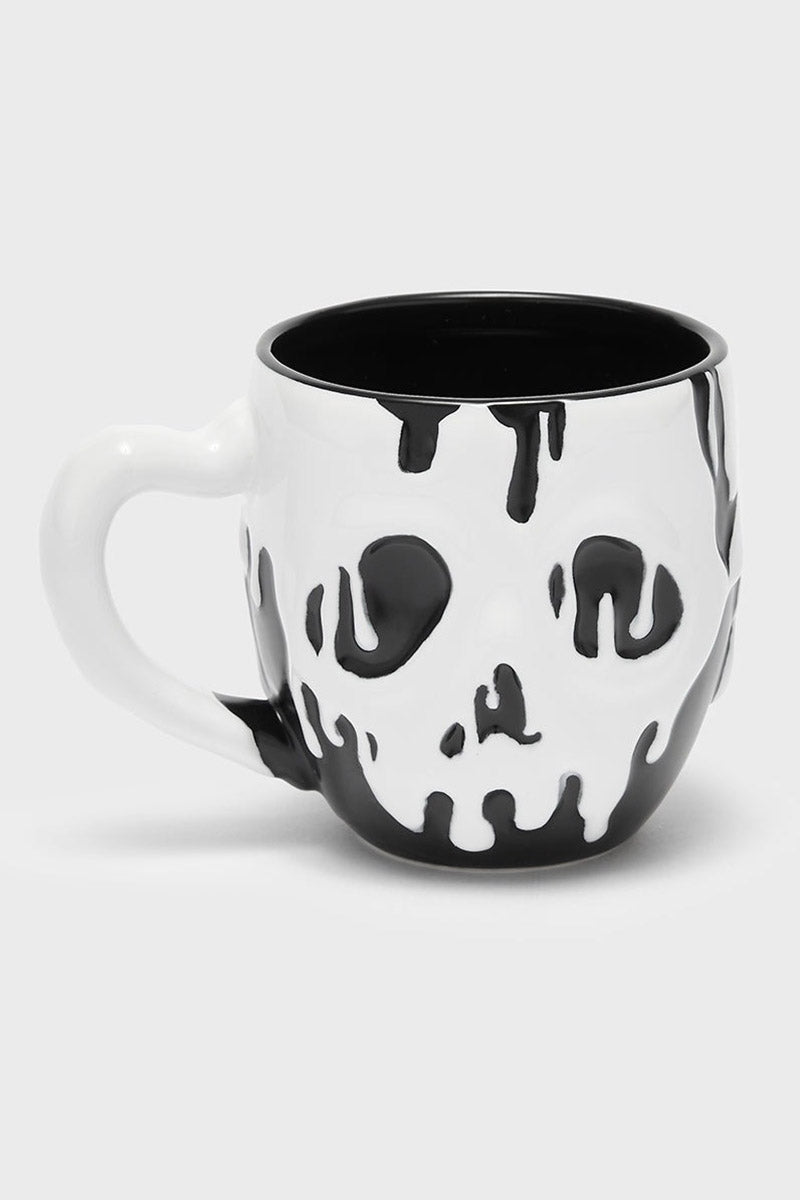 Molten Skull Earthenware Mug